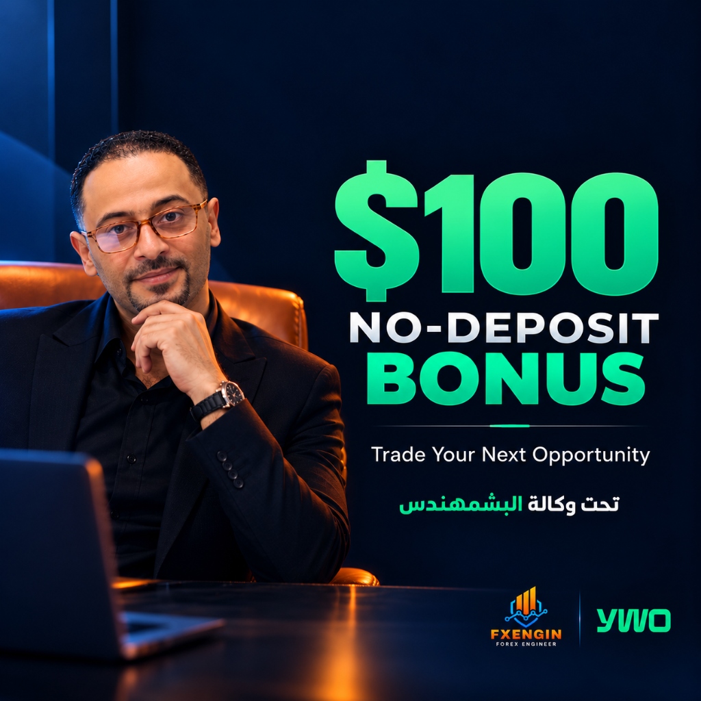 بونص تداول 100$ مجاني بدون إيداع تحت وكالة البشمهندس